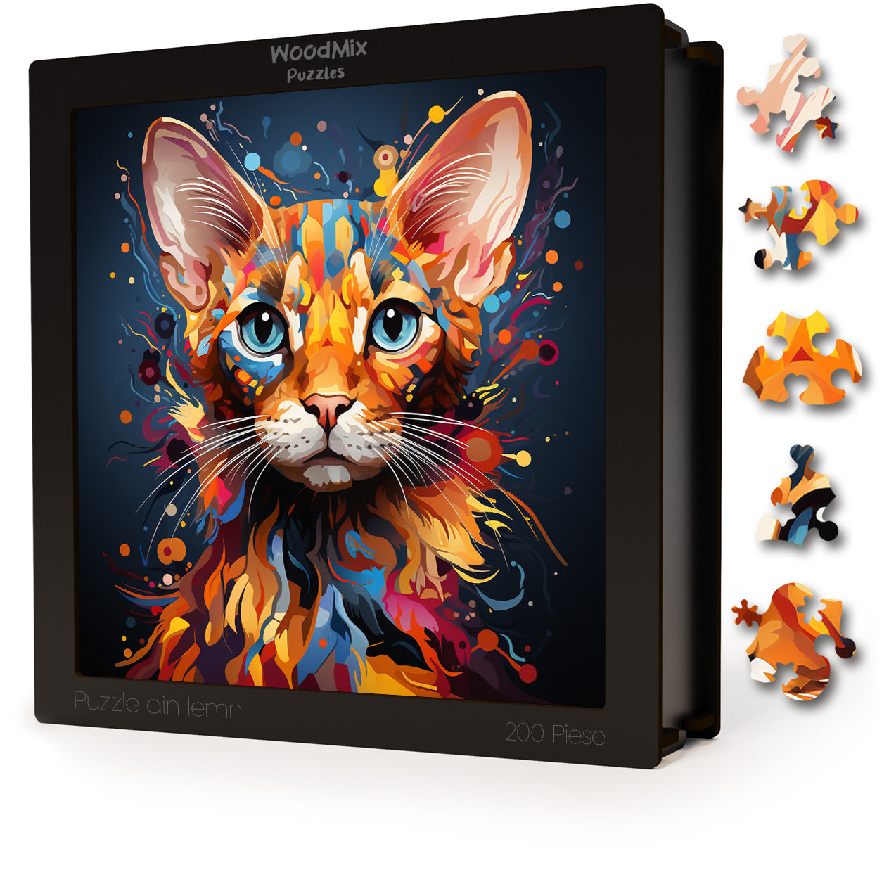 Puzzle cu Pisici - Arabian Mau 3 - 200 piese - 30 x 30 cm