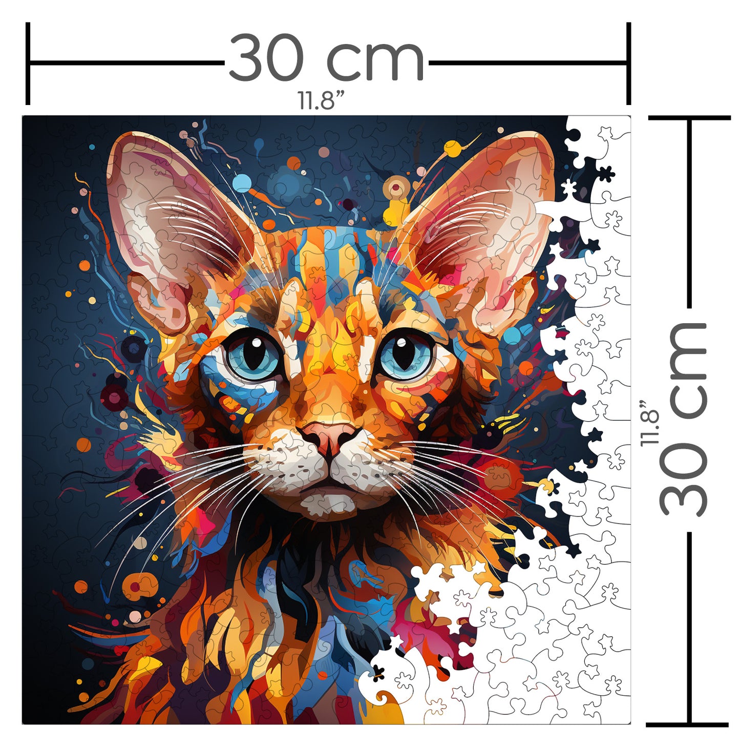 Puzzle cu Pisici - Arabian Mau 3 - 200 piese - 30 x 30 cm