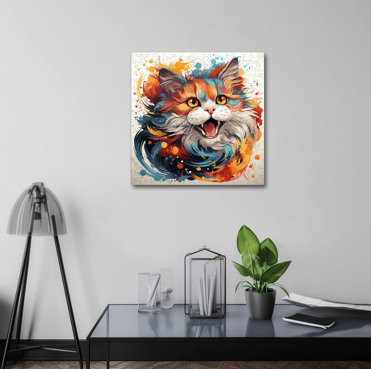Puzzle cu Pisici - Asian 3 - 200 piese - 30 x 30 cm
