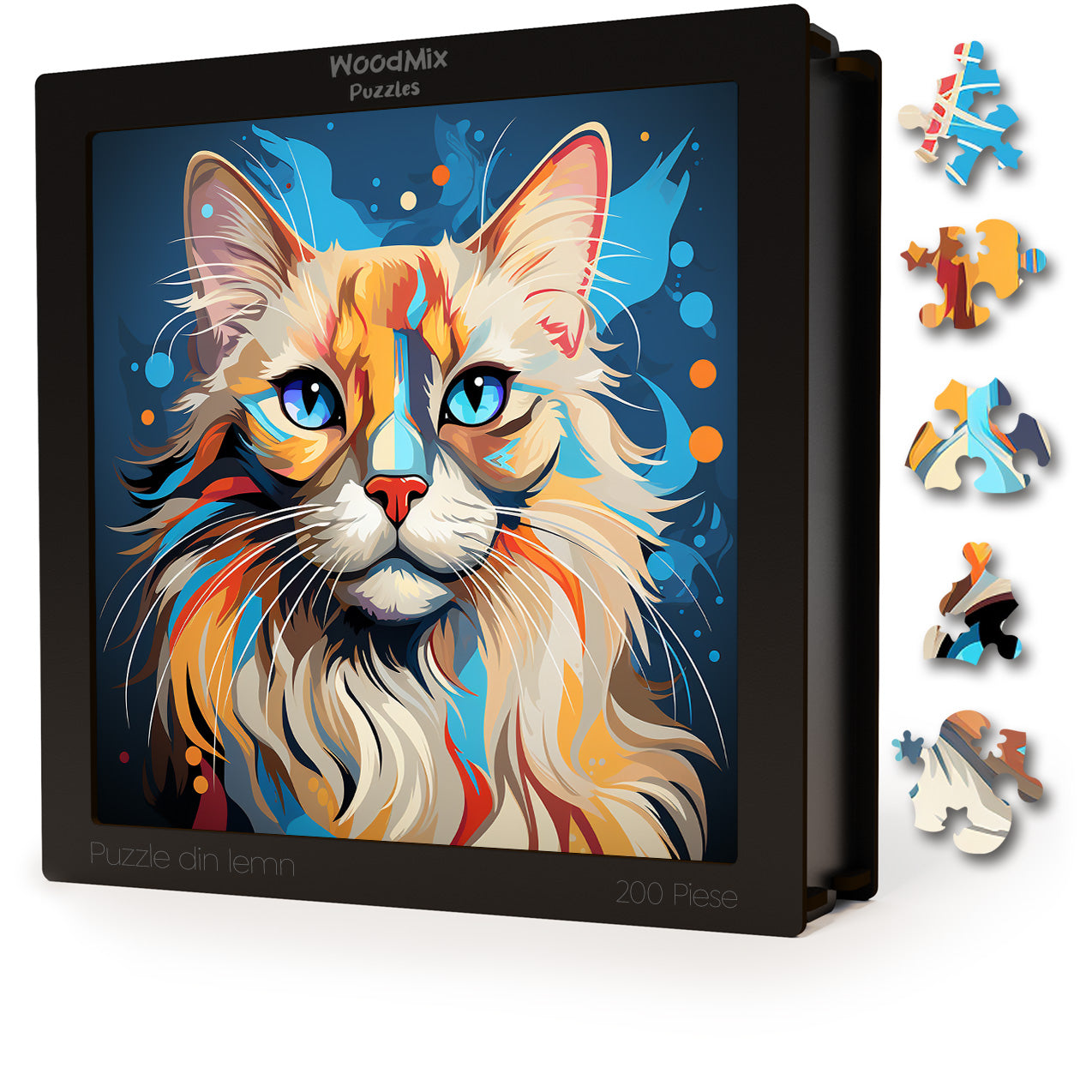 Puzzle cu Pisici - Balinese 1 - 200 piese - 30 x 30 cm