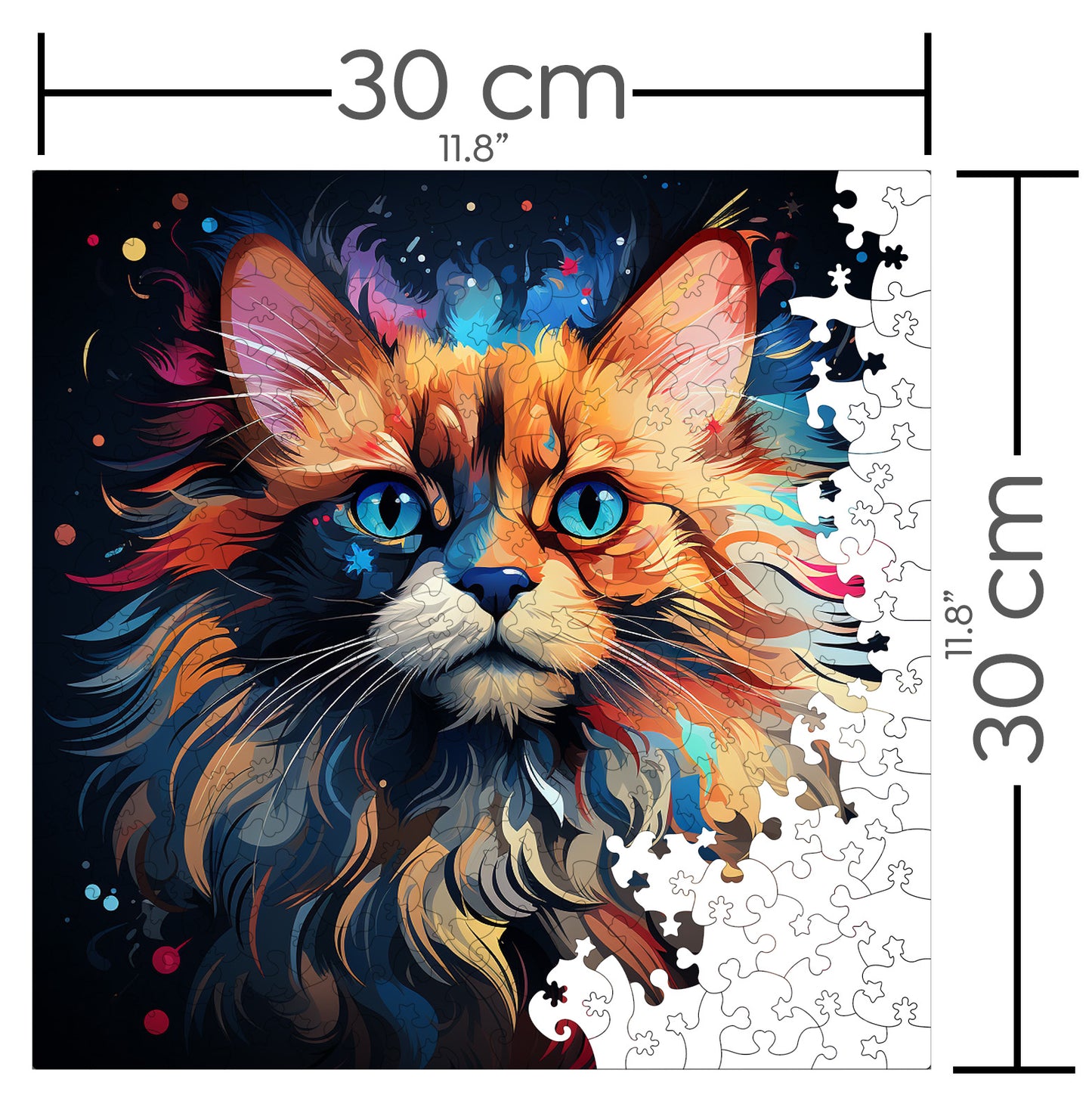 Puzzle cu Pisici - Balinese 3 - 200 piese - 30 x 30 cm