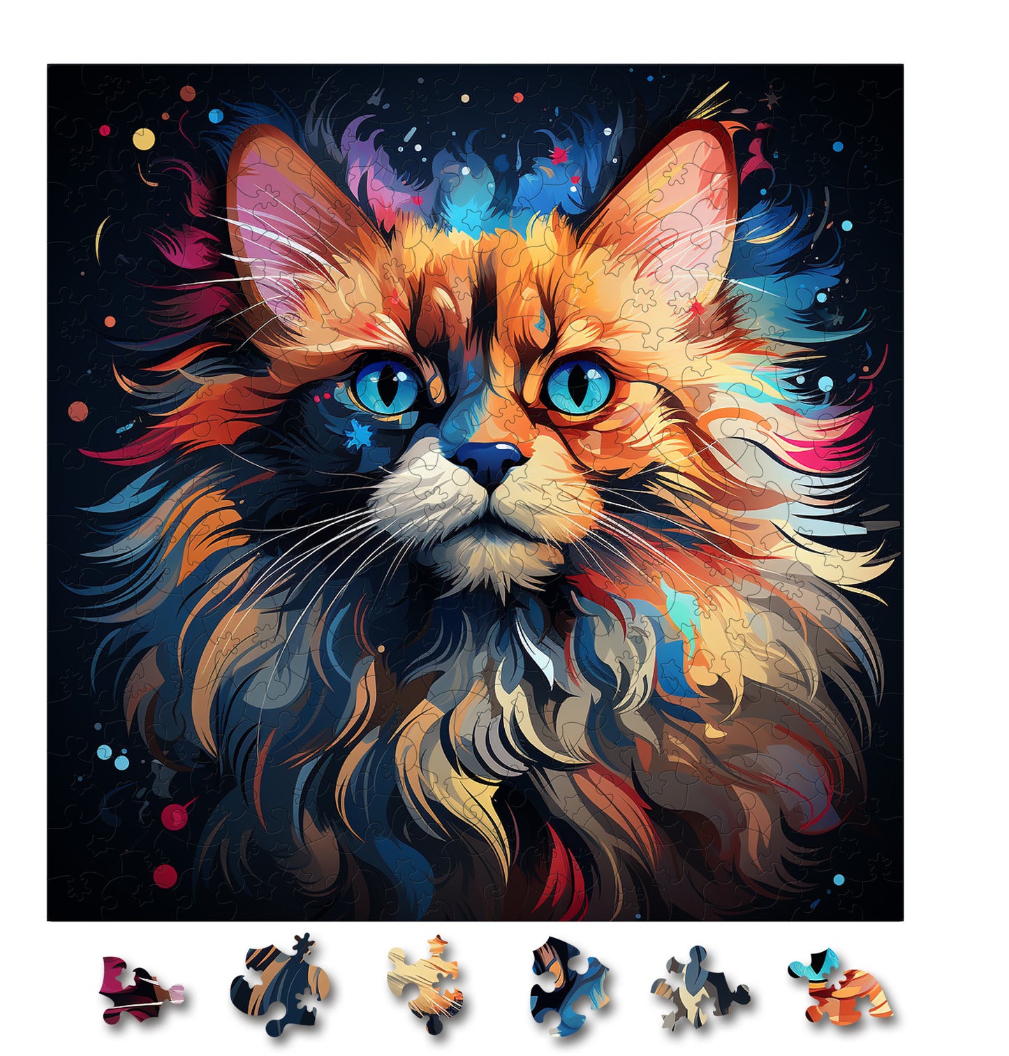 Puzzle cu Pisici - Balinese 3 - 200 piese - 30 x 30 cm