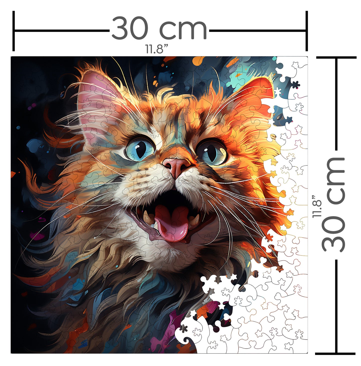 Puzzle cu Pisici - Bambino 1 - 200 piese - 30 x 30 cm