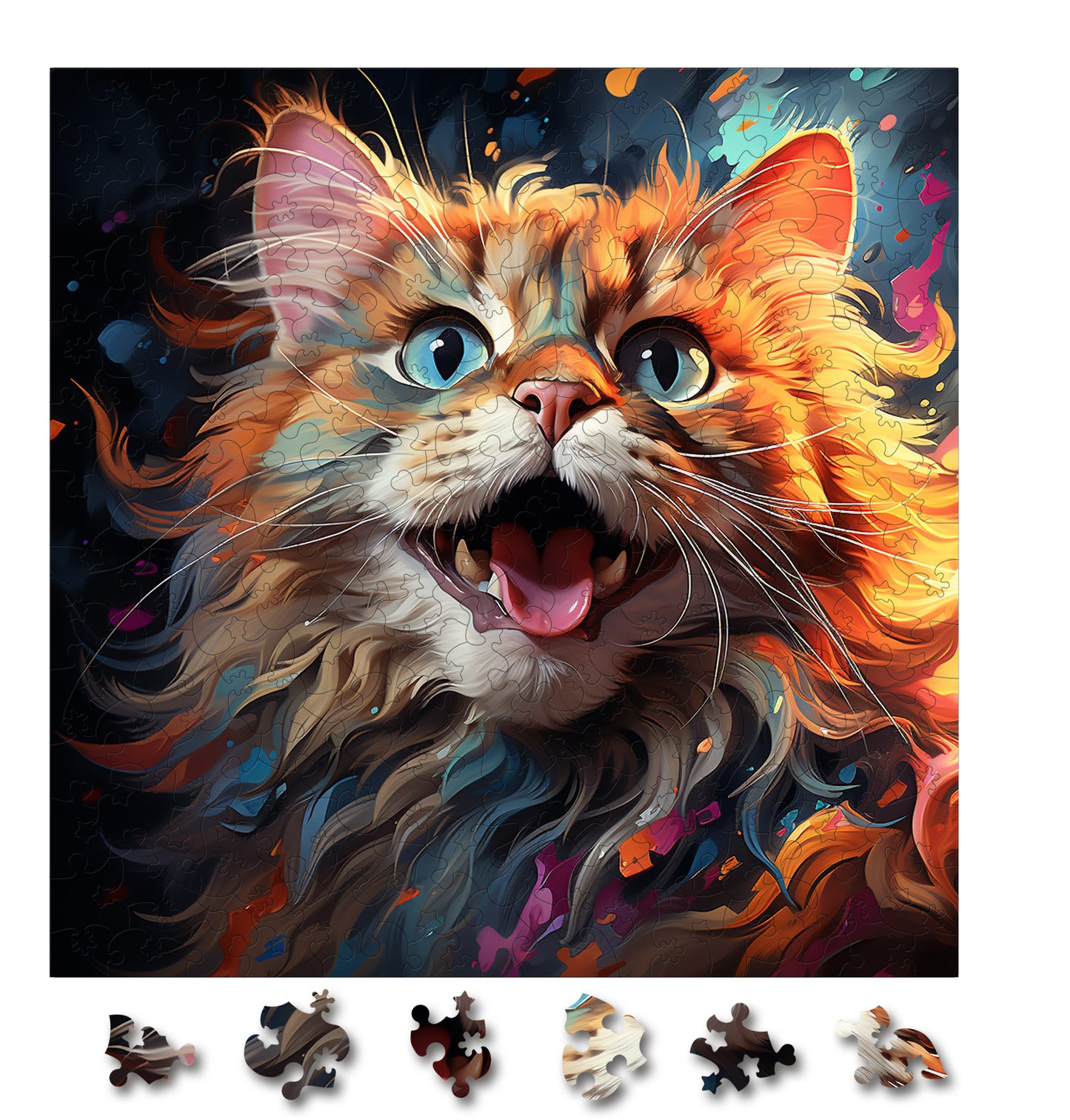Puzzle cu Pisici - Bambino 1 - 200 piese - 30 x 30 cm