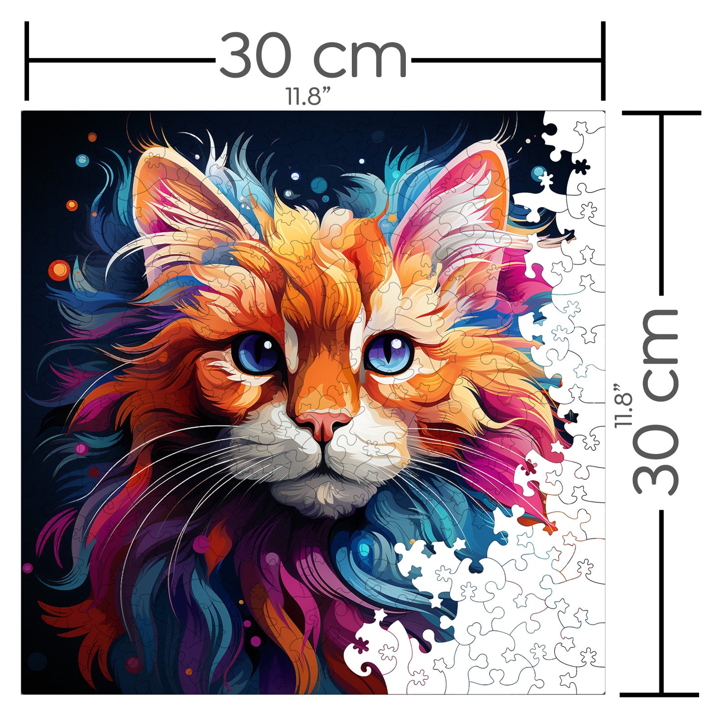Puzzle cu Pisici - Bambino 2 - 200 piese - 30 x 30 cm