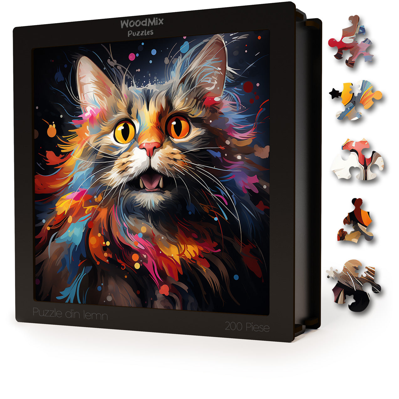 Puzzle cu Pisici - Bambino 3 - 200 piese - 30 x 30 cm