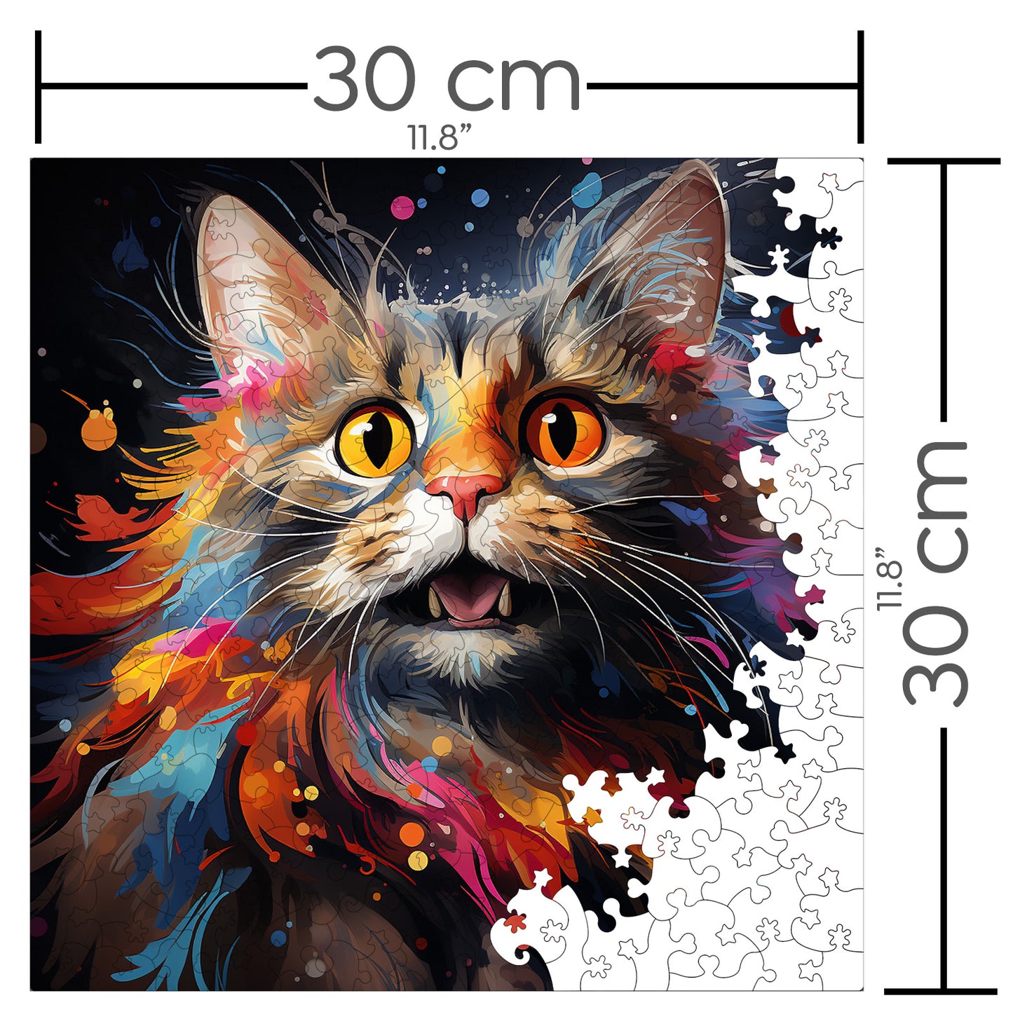 Puzzle cu Pisici - Bambino 3 - 200 piese - 30 x 30 cm