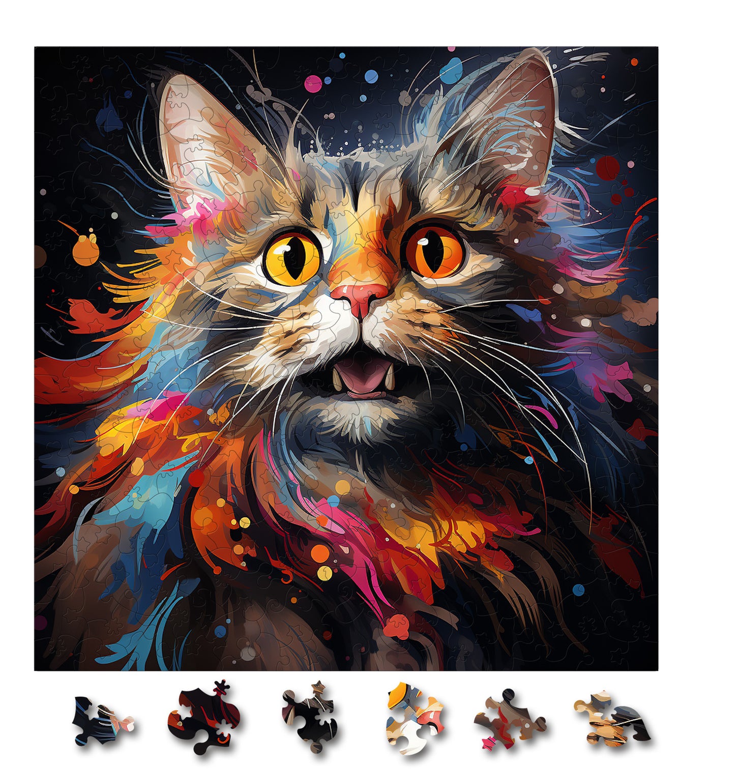 Puzzle cu Pisici - Bambino 3 - 200 piese - 30 x 30 cm