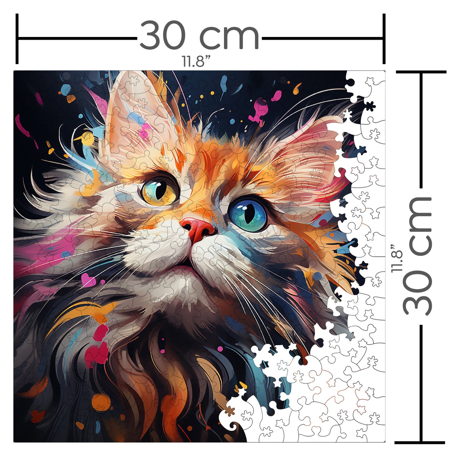 Puzzle cu Pisici - Bambino 4 - 200 piese - 30 x 30 cm