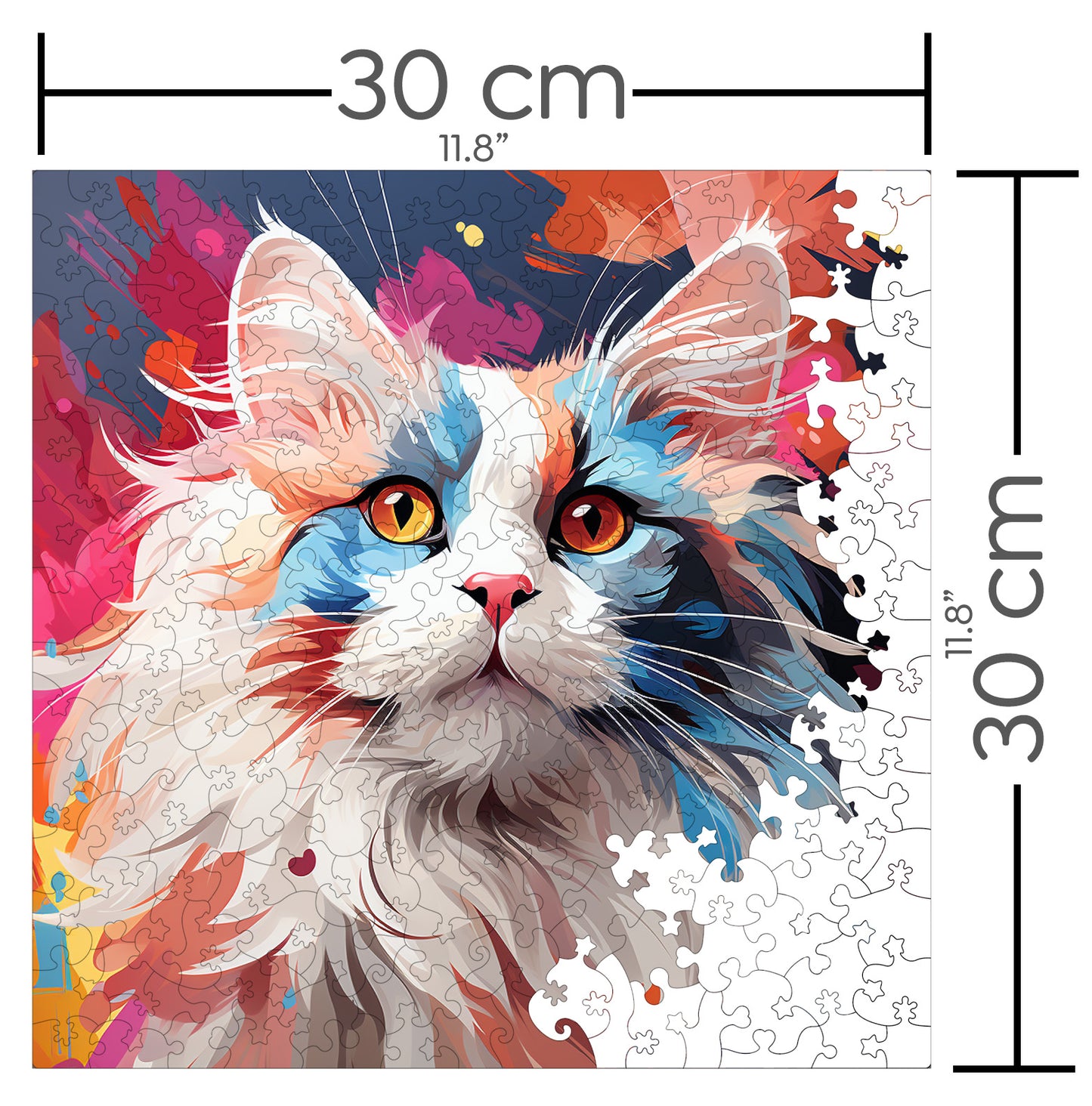 Puzzle cu Pisici - Birman 2 - 200 piese - 30 x 30 cm
