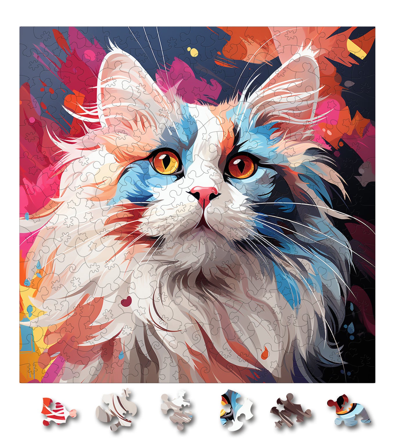 Puzzle cu Pisici - Birman 2 - 200 piese - 30 x 30 cm