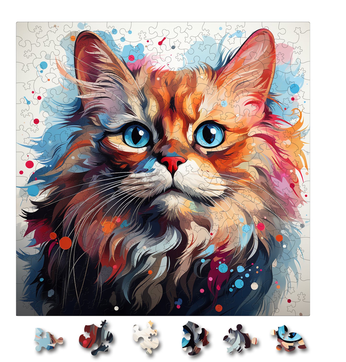 Puzzle cu Pisici - Birman 4 - 200 piese - 30 x 30 cm