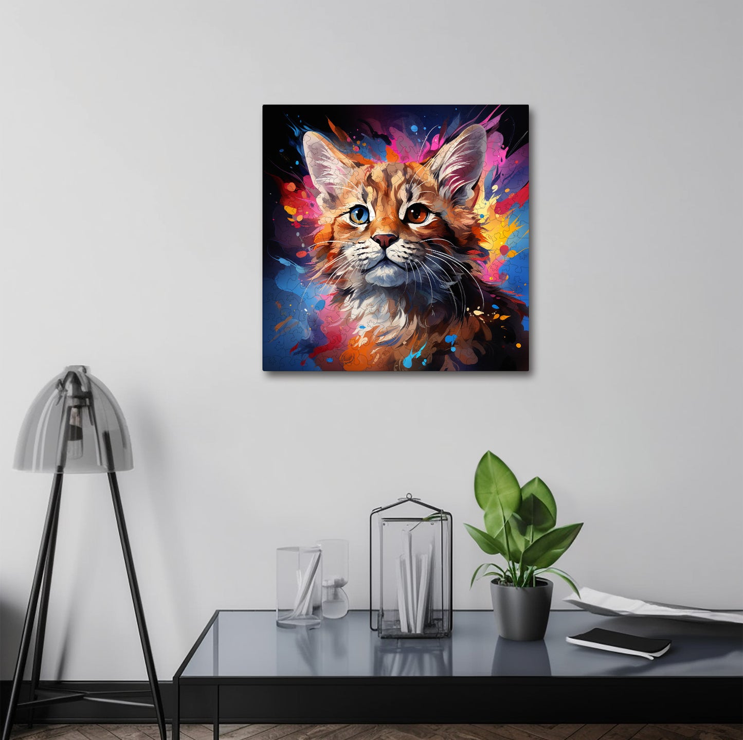 Puzzle cu Pisici - Baby Bobcat 7 - 200 piese - 30 x 30 cm