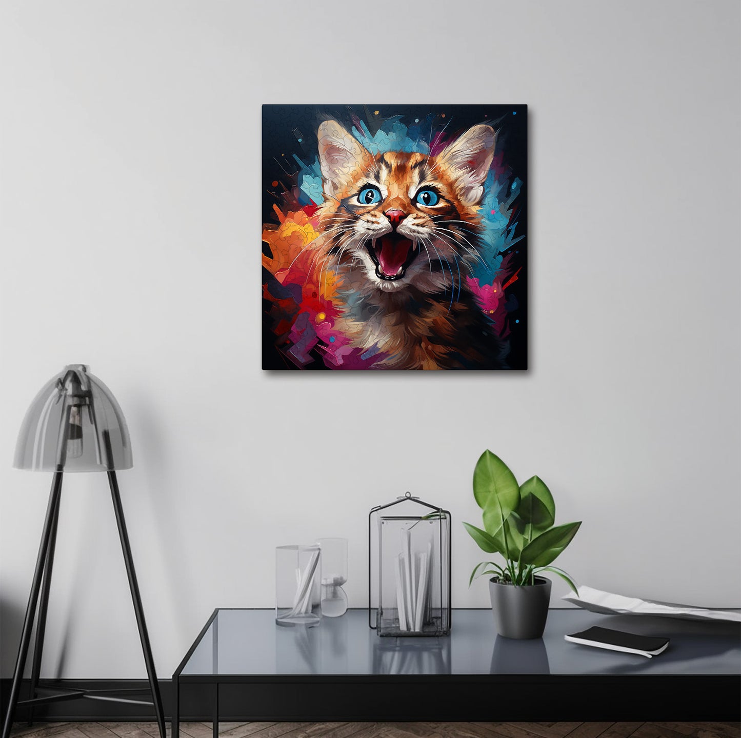 Puzzle cu Pisici - Baby Bobcat 3 - 200 piese - 30 x 30 cm