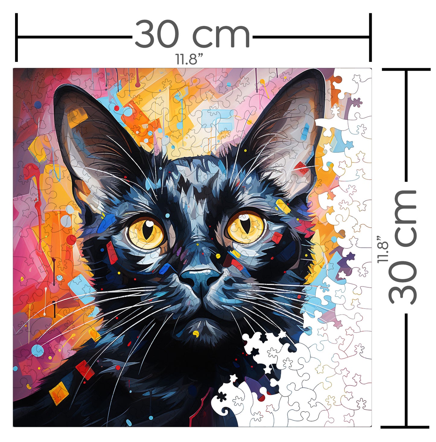 Puzzle cu Pisici - Bombay 2 - 200 piese - 30 x 30 cm