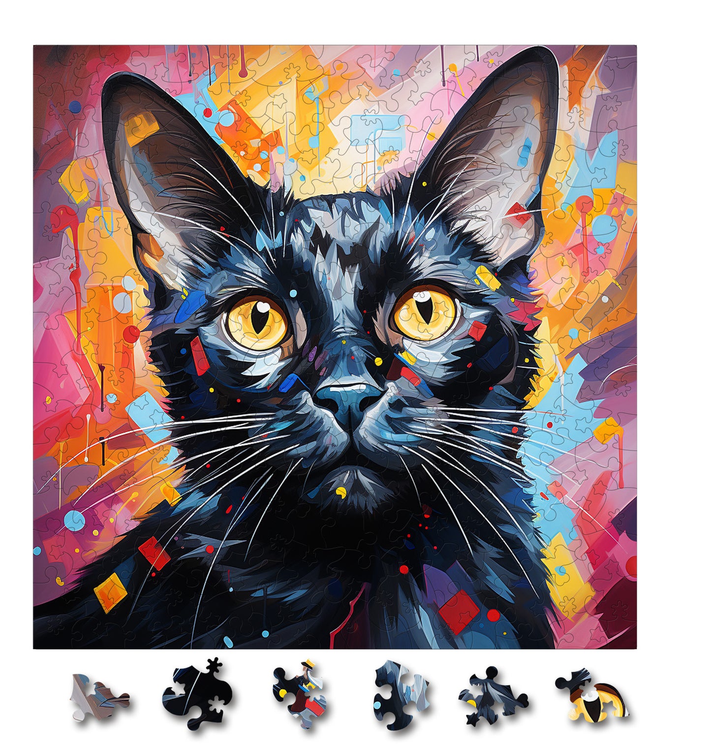 Puzzle cu Pisici - Bombay 2 - 200 piese - 30 x 30 cm