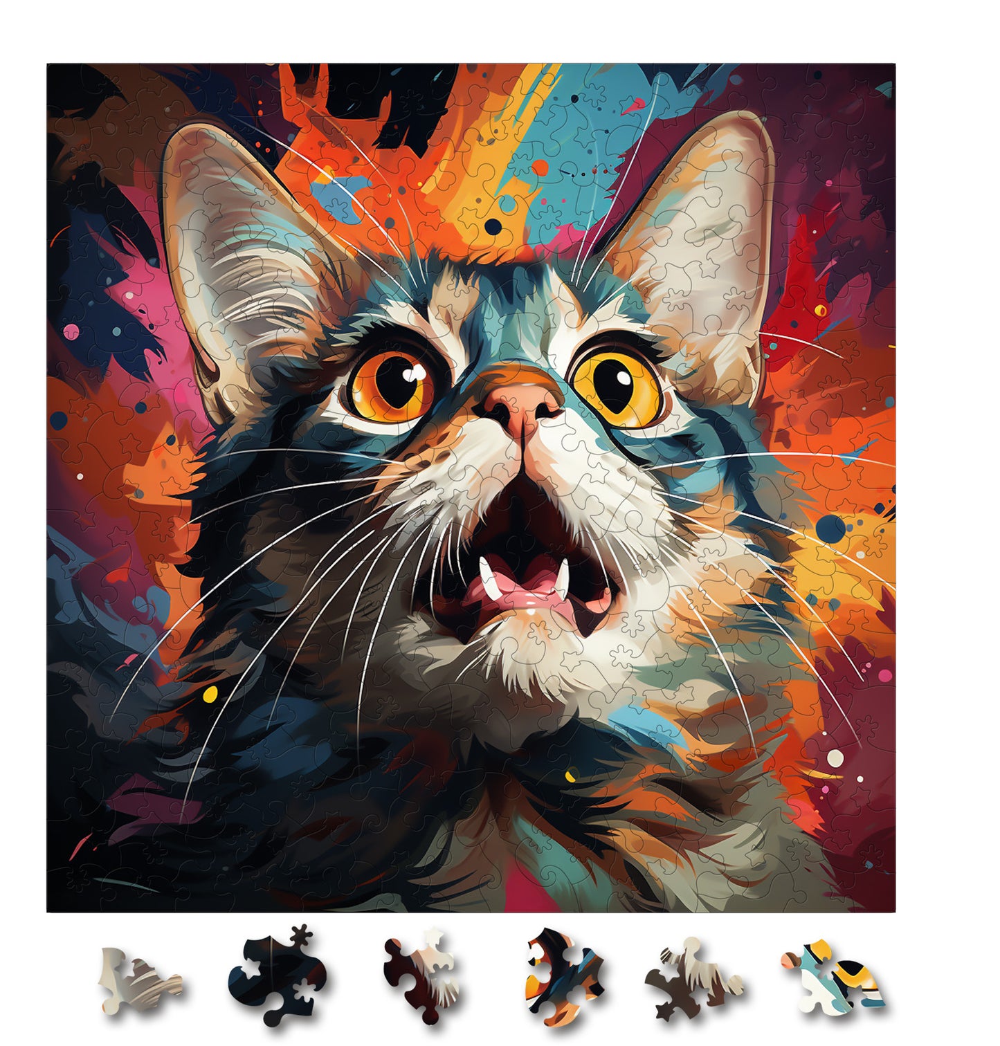 Puzzle cu Pisici - Brazilian Shorthair 3 - 200 piese - 30 x 30 cm