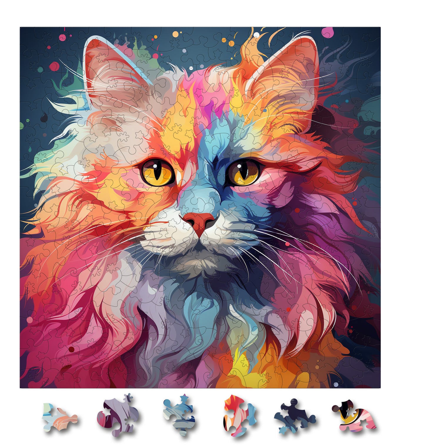 Puzzle cu Pisici - British Longhair 2 - 200 piese - 30 x 30 cm
