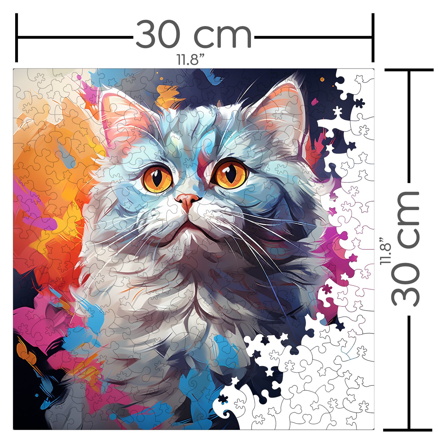 Puzzle cu Pisici - British Shorthair 1 - 200 piese - 30 x 30 cm