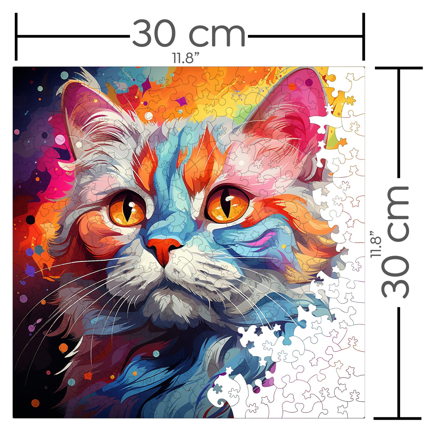 Puzzle cu Pisici - British Shorthair 3 - 200 piese - 30 x 30 cm