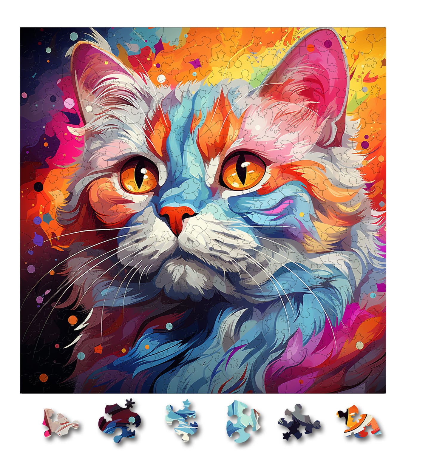 Puzzle cu Pisici - British Shorthair 3 - 200 piese - 30 x 30 cm
