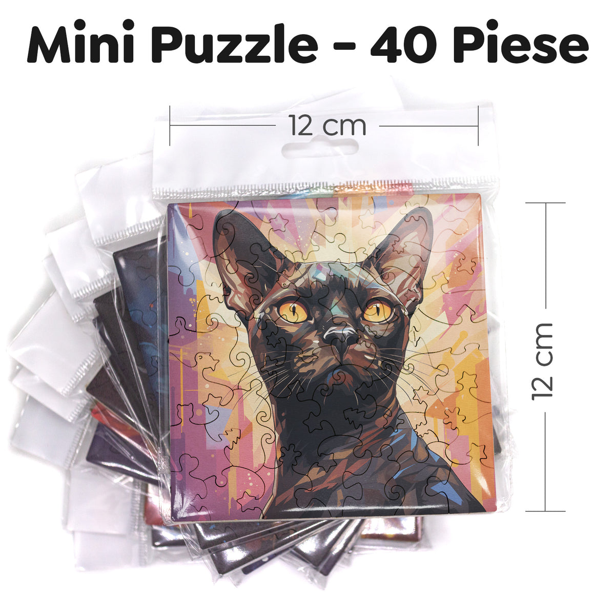 Puzzle cu Pisici - Burmese 3