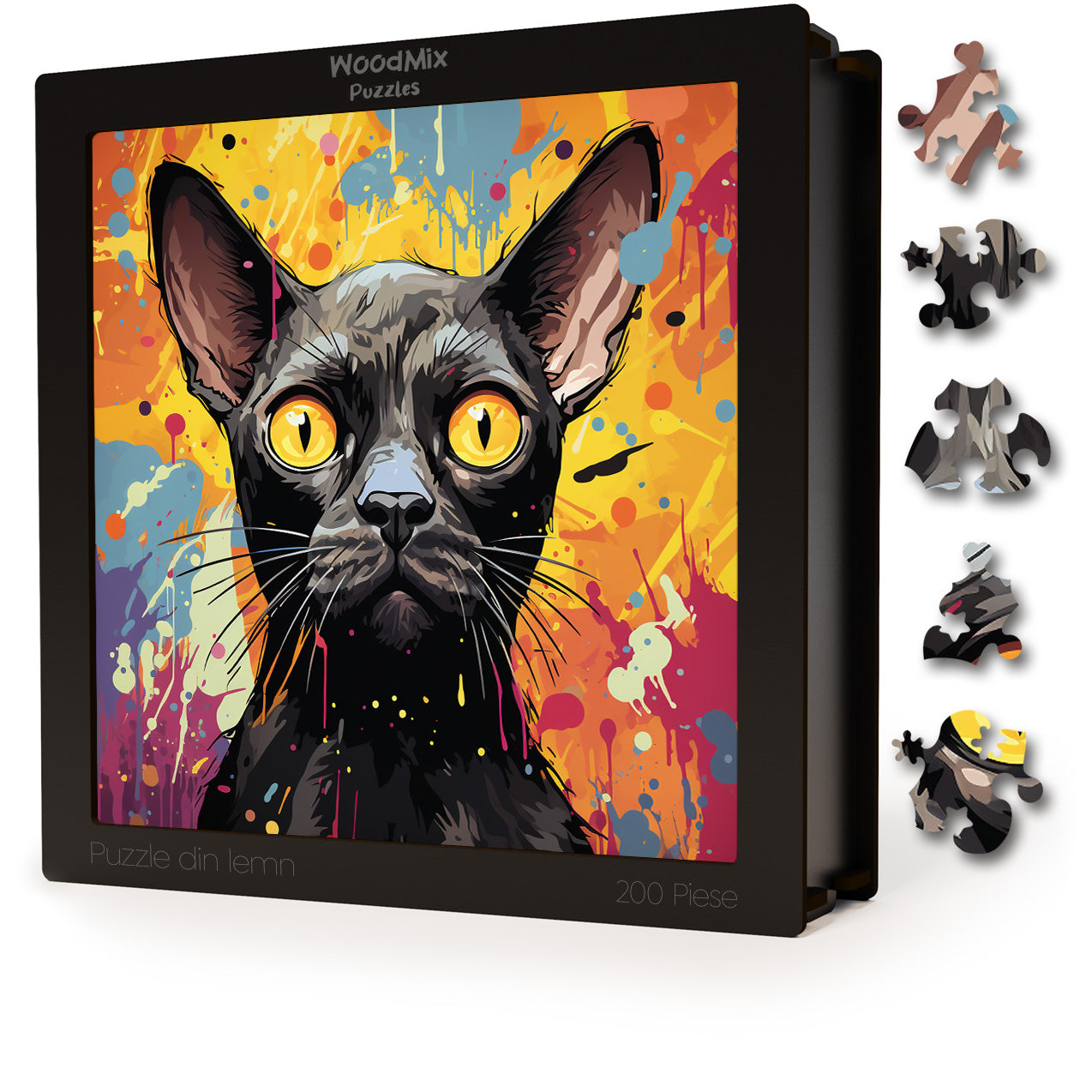 Puzzle cu Pisici - Burmese 4 - 200 piese - 30 x 30 cm