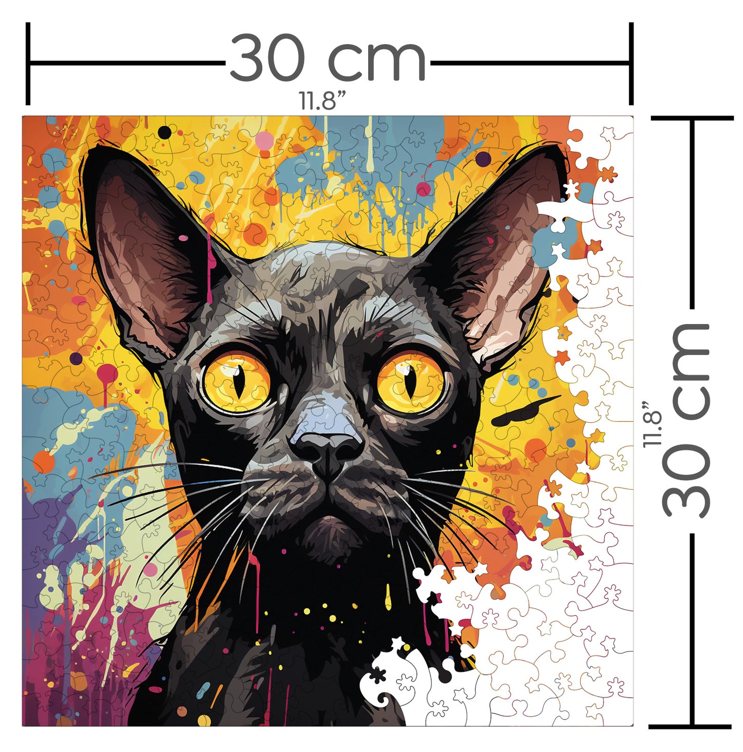Puzzle cu Pisici - Burmese 4 - 200 piese - 30 x 30 cm
