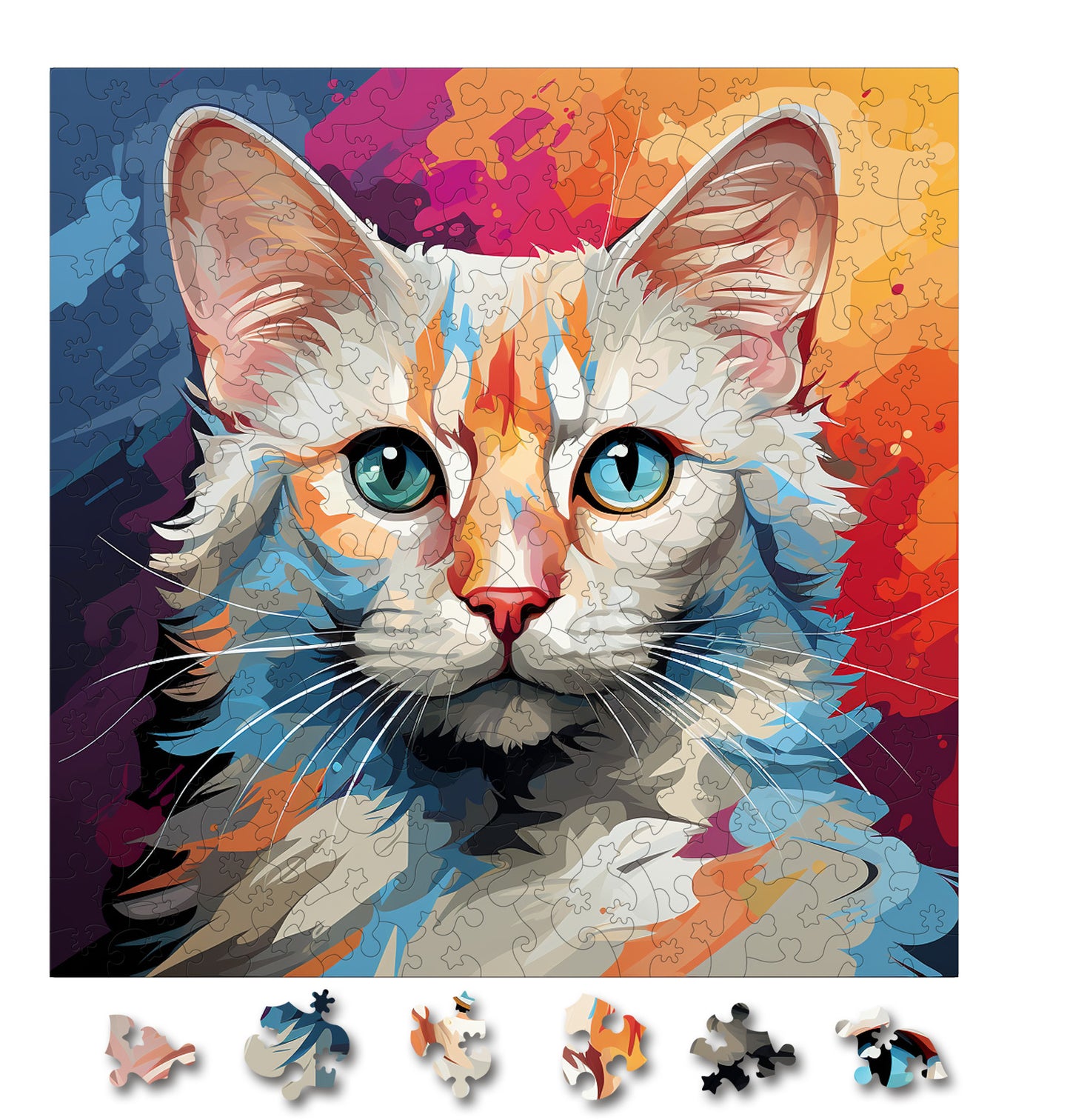 Puzzle cu Pisici - Burmilla 1 - 200 piese - 30 x 30 cm