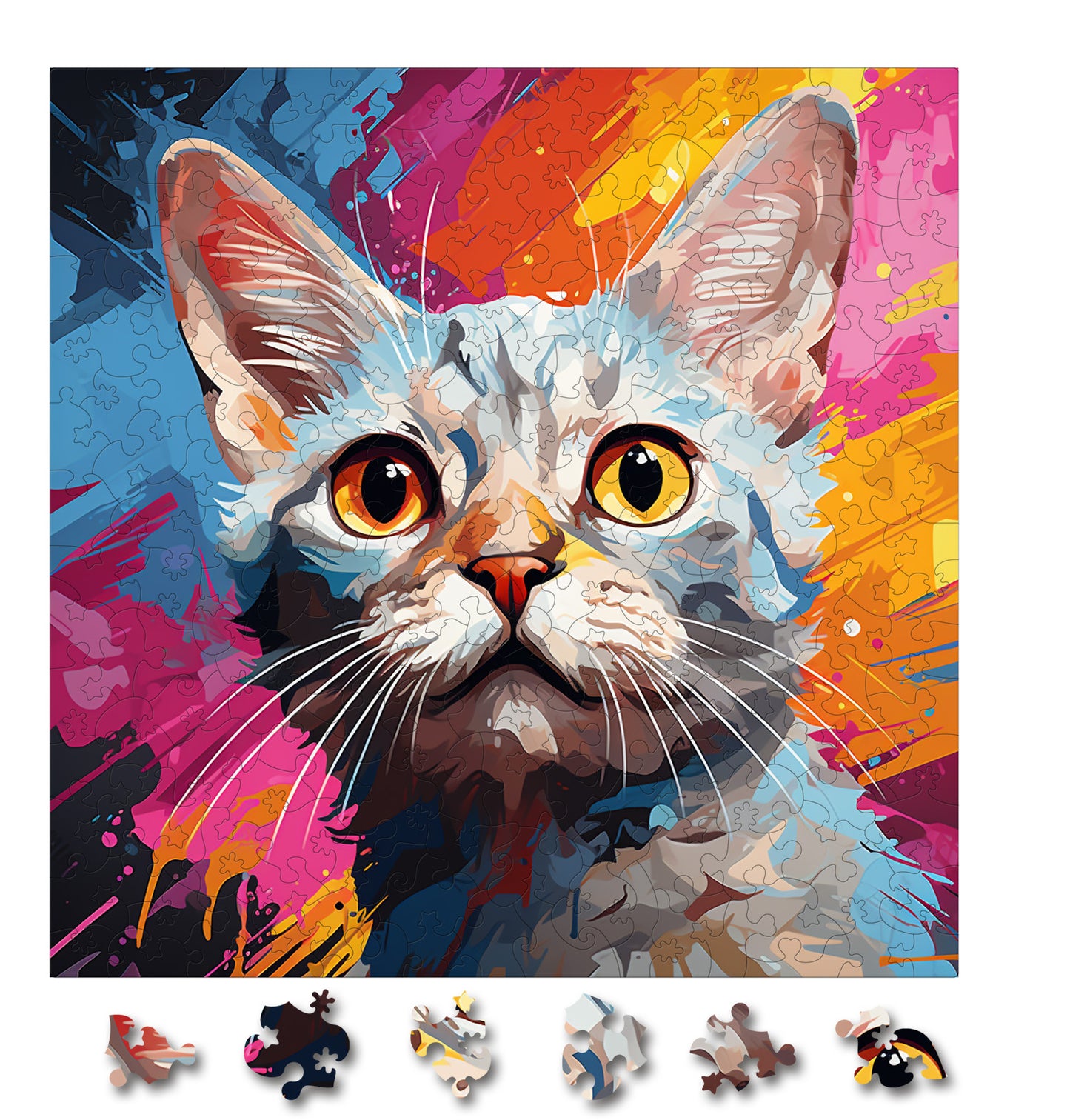 Puzzle cu Pisici - Burmilla 3 - 200 piese - 30 x 30 cm