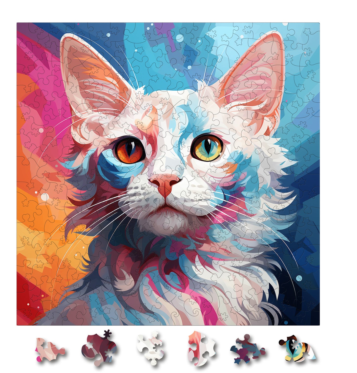 Puzzle cu Pisici - Burmilla 4 - 200 piese - 30 x 30 cm