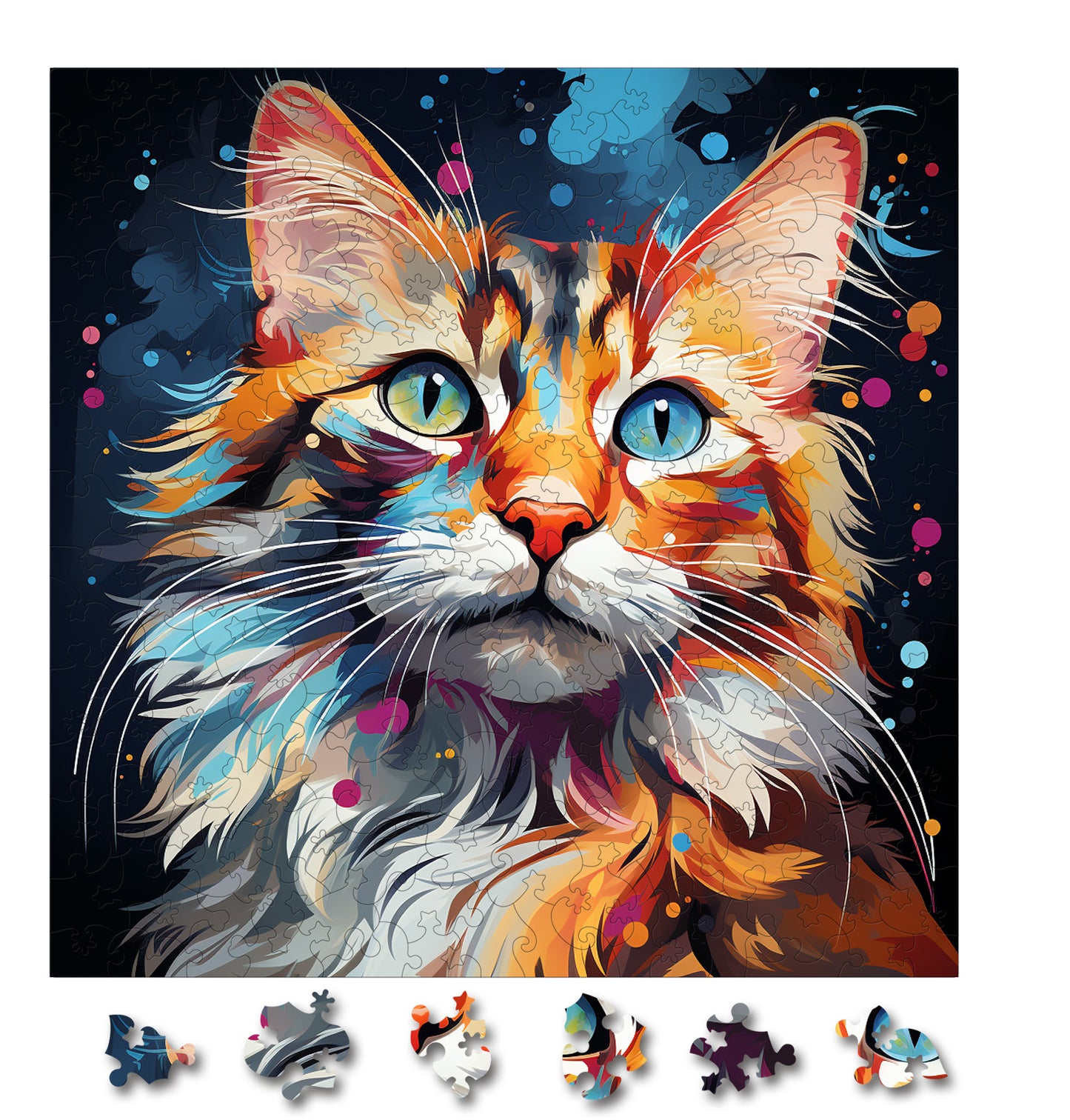 Puzzle cu Pisici - California Spangled 1 - 200 piese - 30 x 30 cm