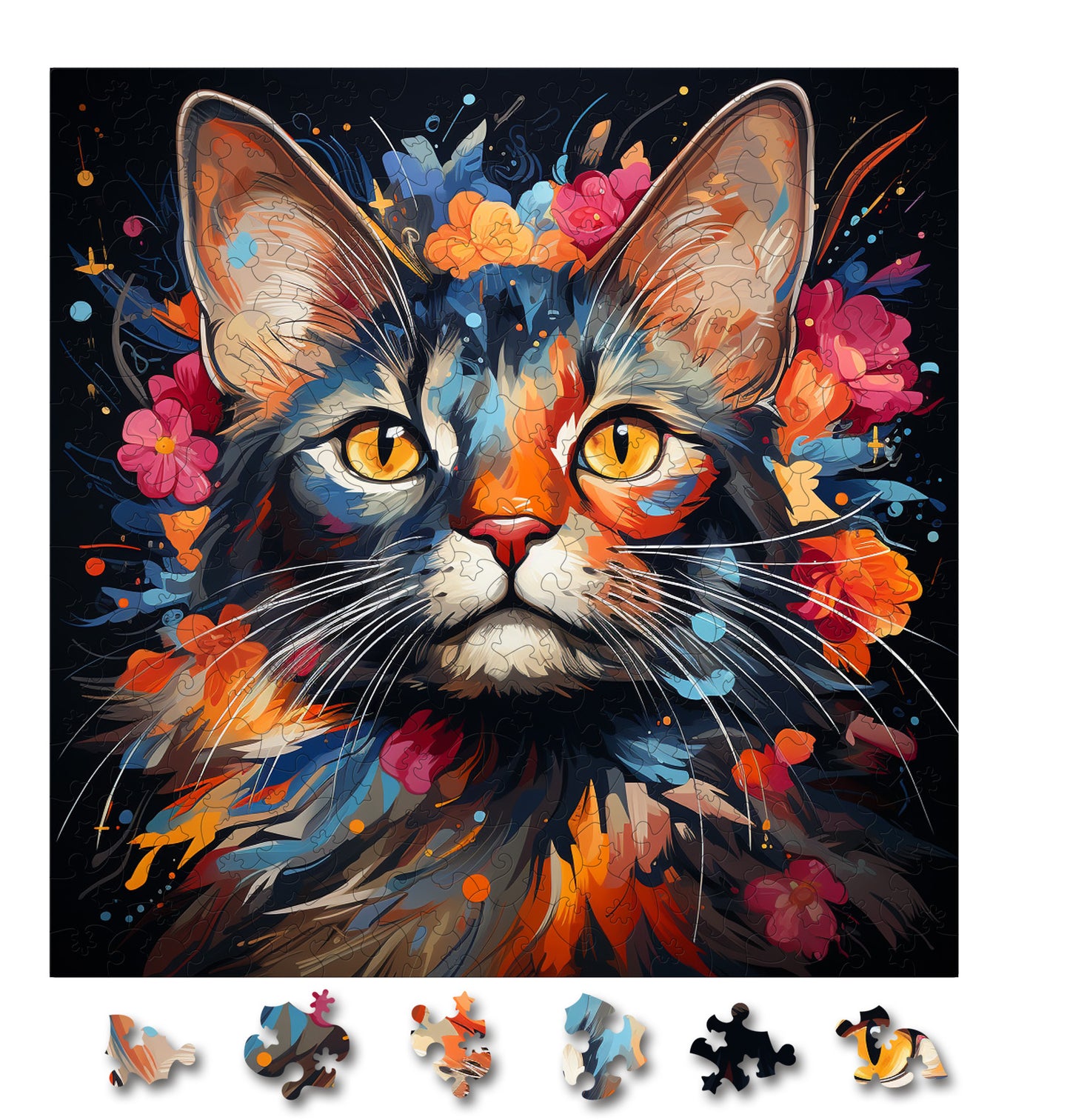 Puzzle cu Pisici - California Spangled 3 - 200 piese - 30 x 30 cm