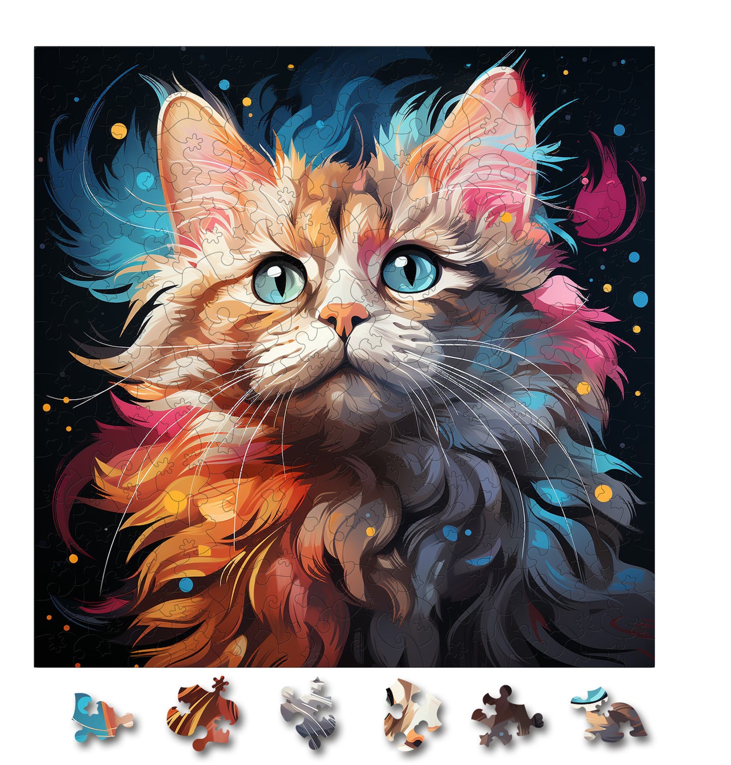 Puzzle cu Pisici - Chantilly-Tiffany 1 - 200 piese - 30 x 30 cm