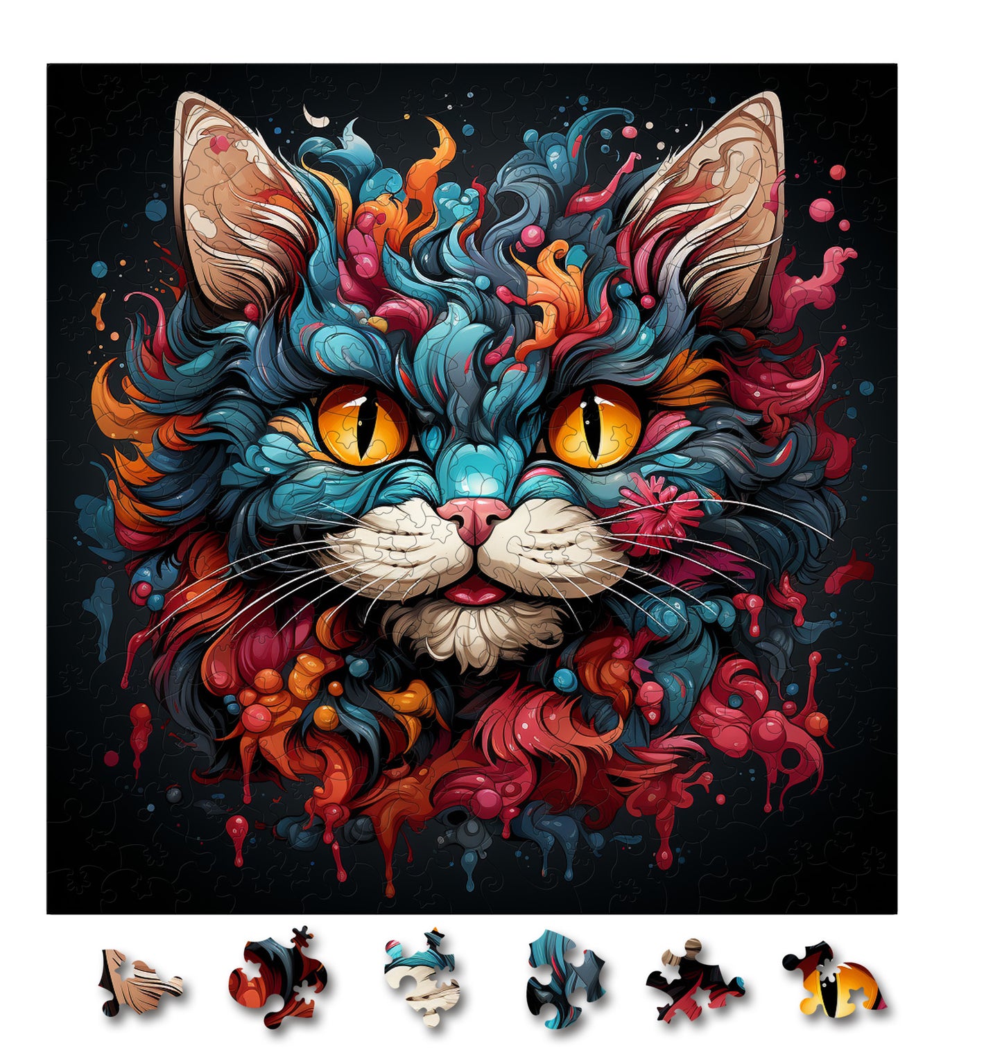 Puzzle cu Pisici - Chantilly-Tiffany 3 - 200 piese - 30 x 30 cm