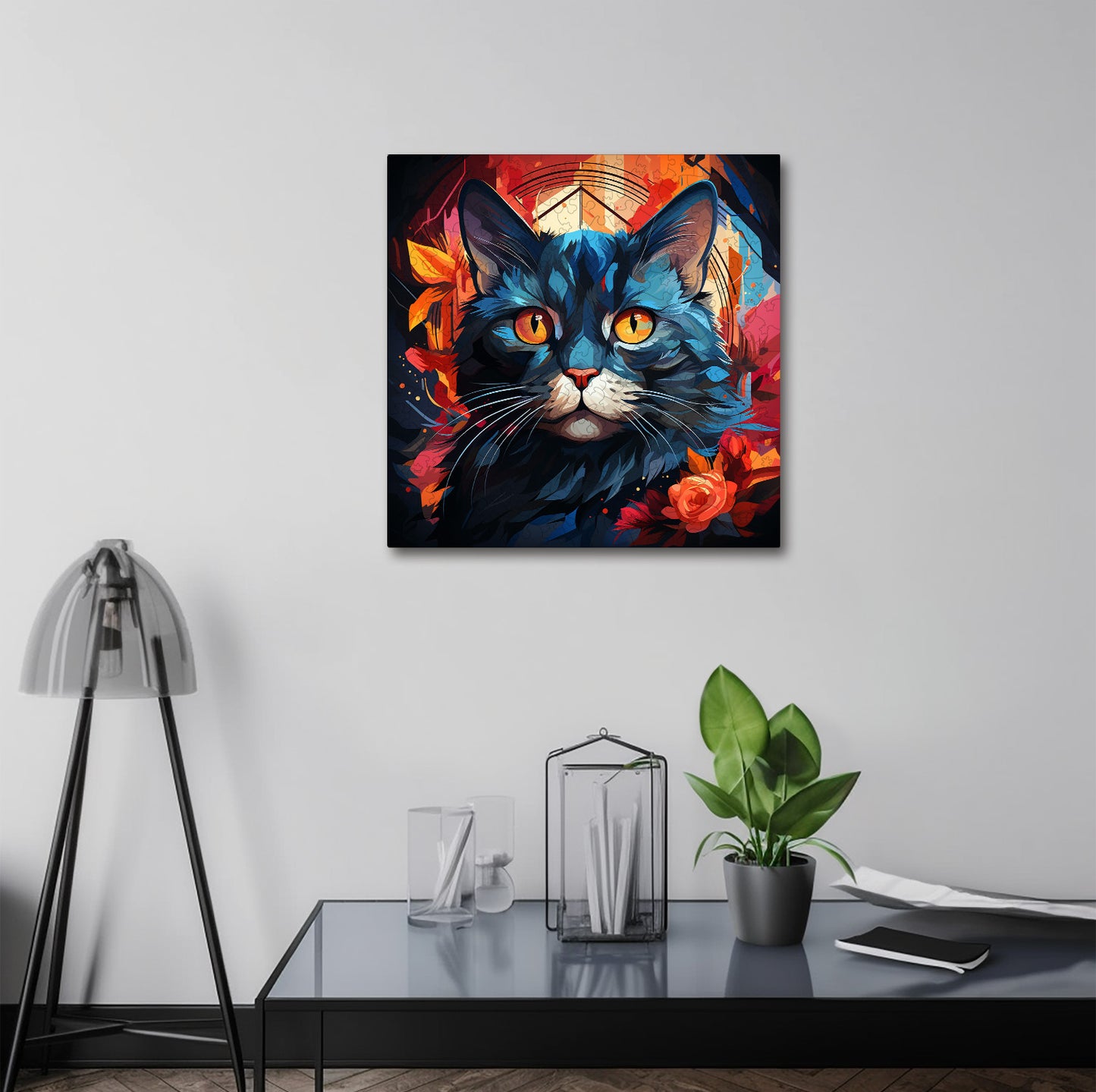 Puzzle cu Pisici - Chartreux 2 - 200 piese - 30 x 30 cm