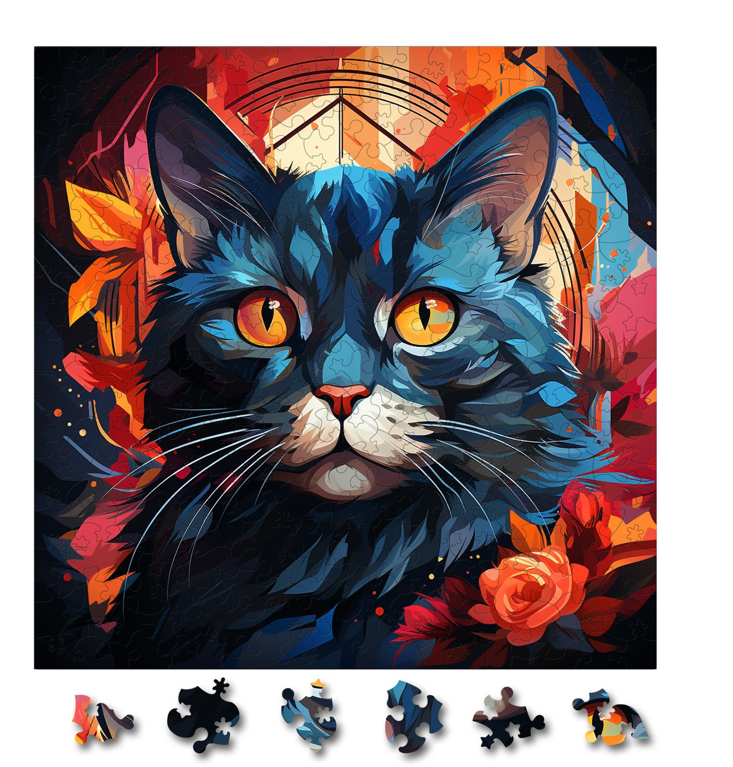 Puzzle cu Pisici - Chartreux 2 - 200 piese - 30 x 30 cm