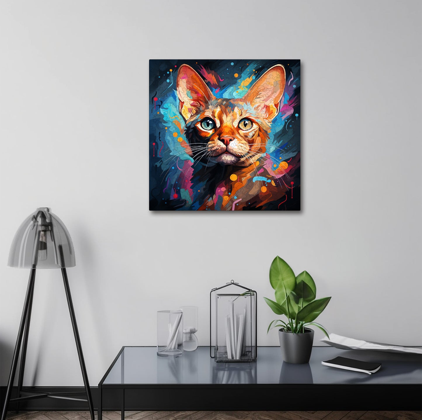 Puzzle cu Pisici - Chausie 3 - 200 piese - 30 x 30 cm