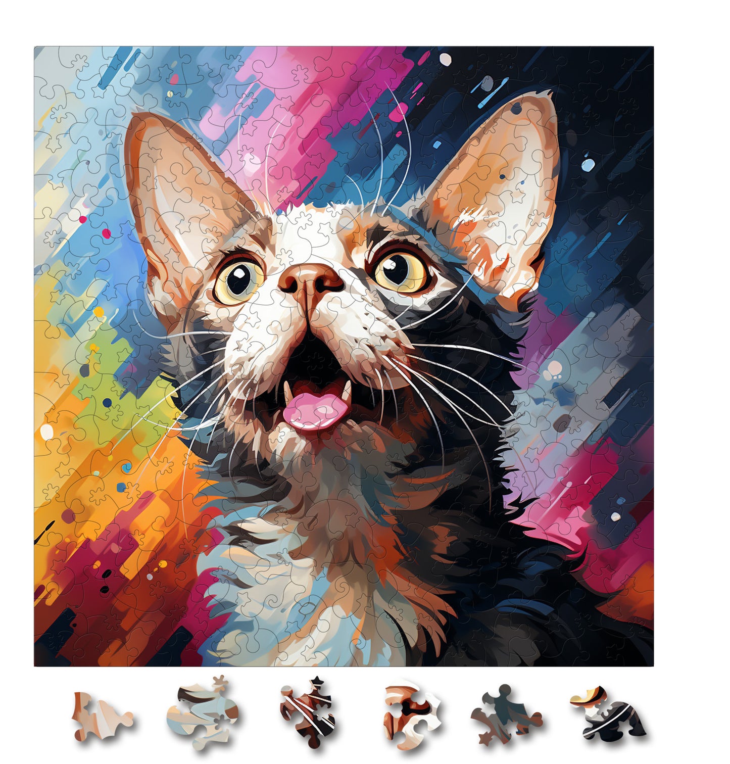 Puzzle cu Pisici - Colorpoint Shorthair 4 - 200 piese - 30 x 30 cm