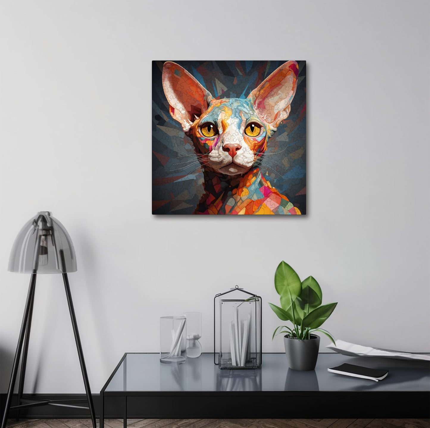 Puzzle cu Pisici - Cornish Rex 1 - 200 piese - 30 x 30 cm