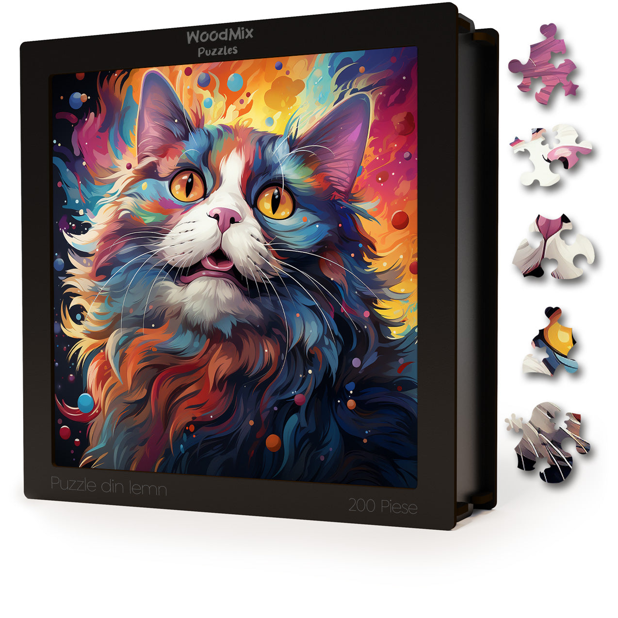 Puzzle cu Pisici - Cymric 2 - 200 piese - 30 x 30 cm