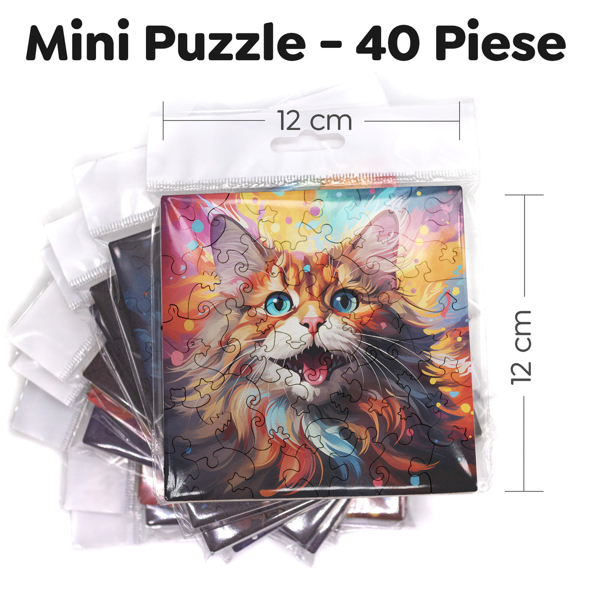 Puzzle cu Pisici - Cymric 3