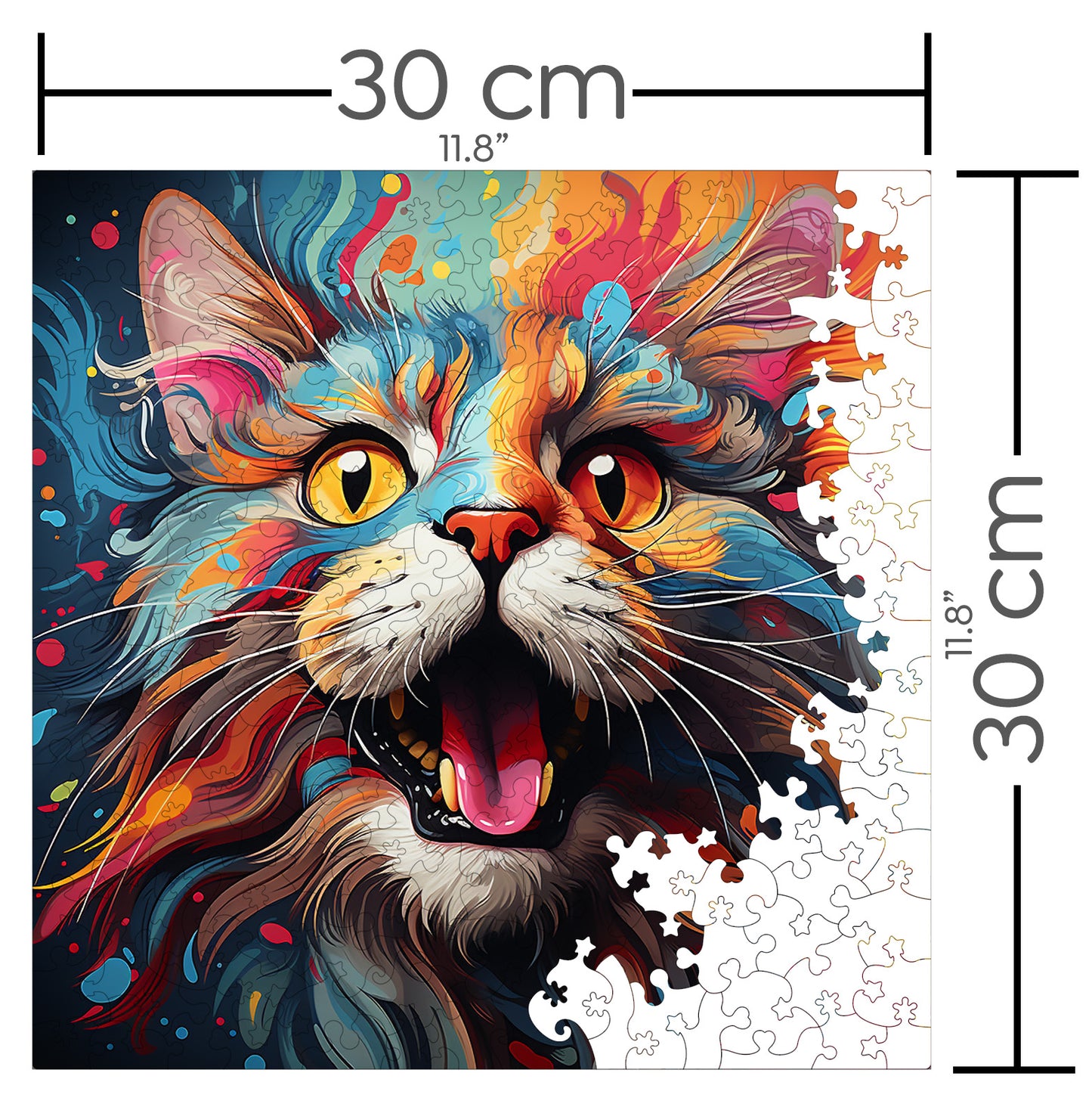 Puzzle cu Pisici - Cyprus 2 - 200 piese - 30 x 30 cm