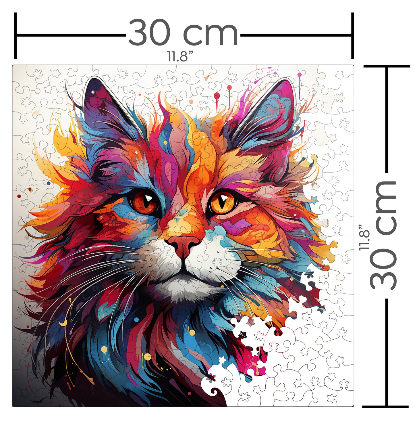 Puzzle cu Pisici - Cyprus 4 - 200 piese - 30 x 30 cm