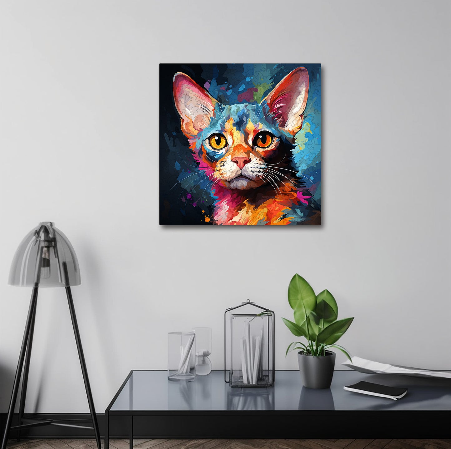 Puzzle cu Pisici - Devon Rex 3 - 200 piese - 30 x 30 cm