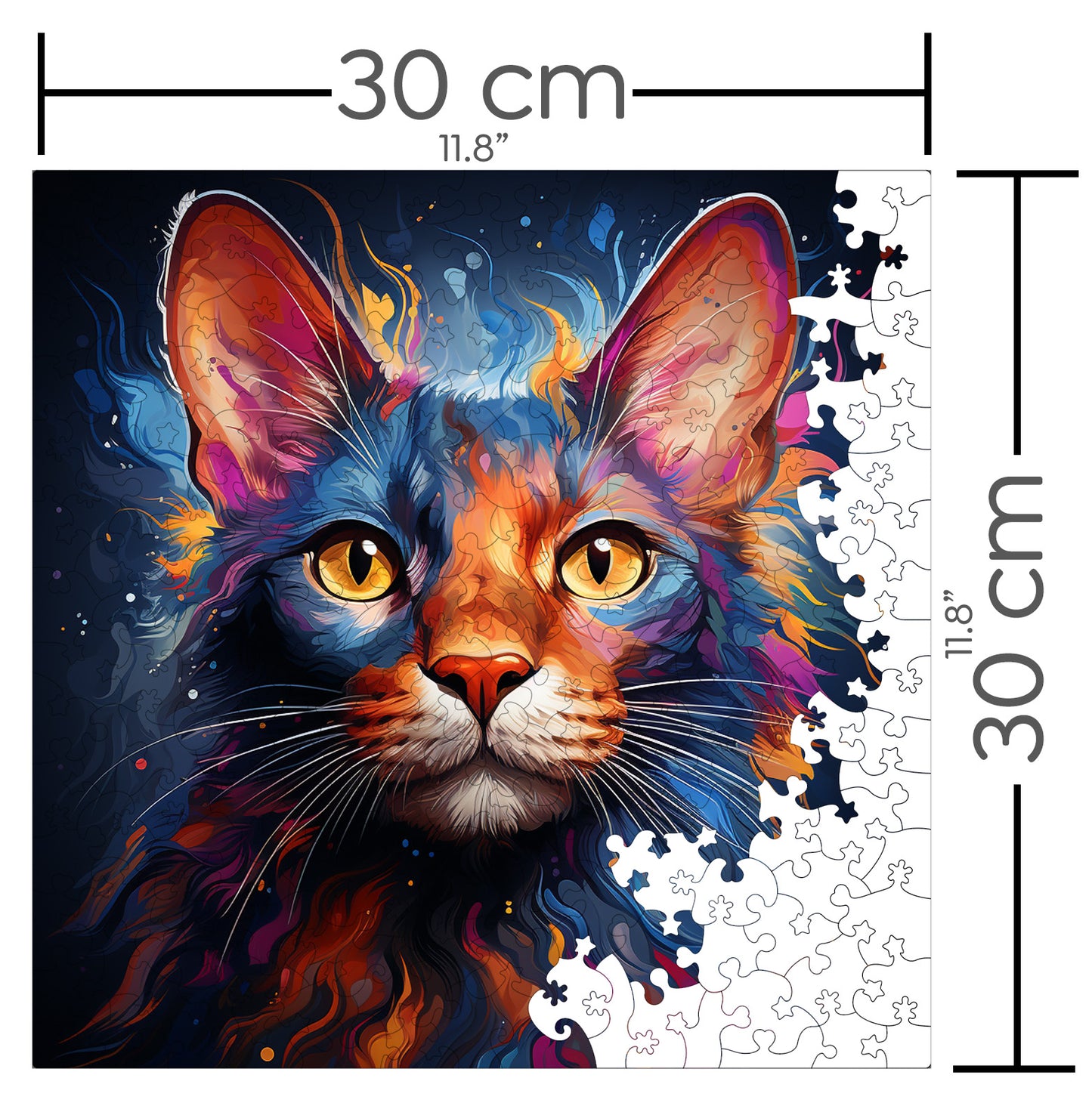 Puzzle cu Pisici - Donskoy 1 - 200 piese - 30 x 30 cm