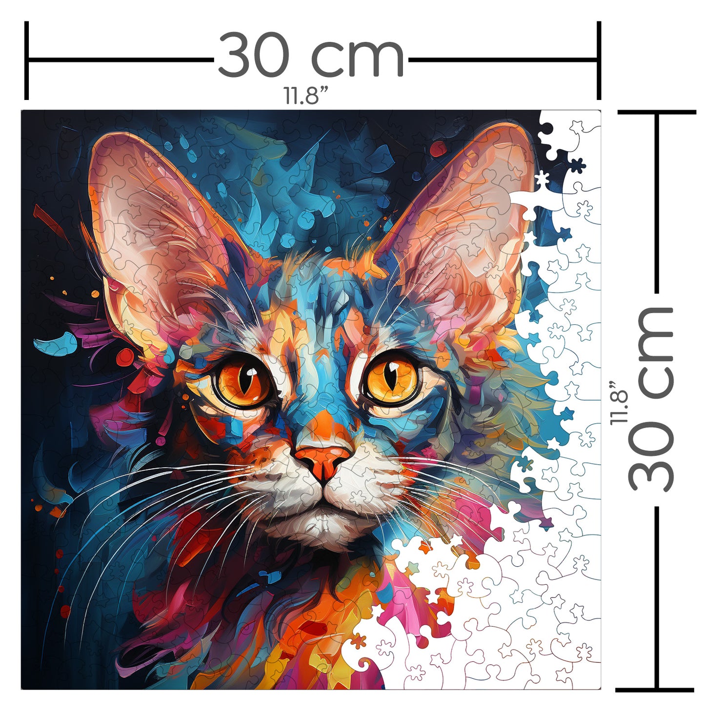 Puzzle cu Pisici - Donskoy 2 - 200 piese - 30 x 30 cm