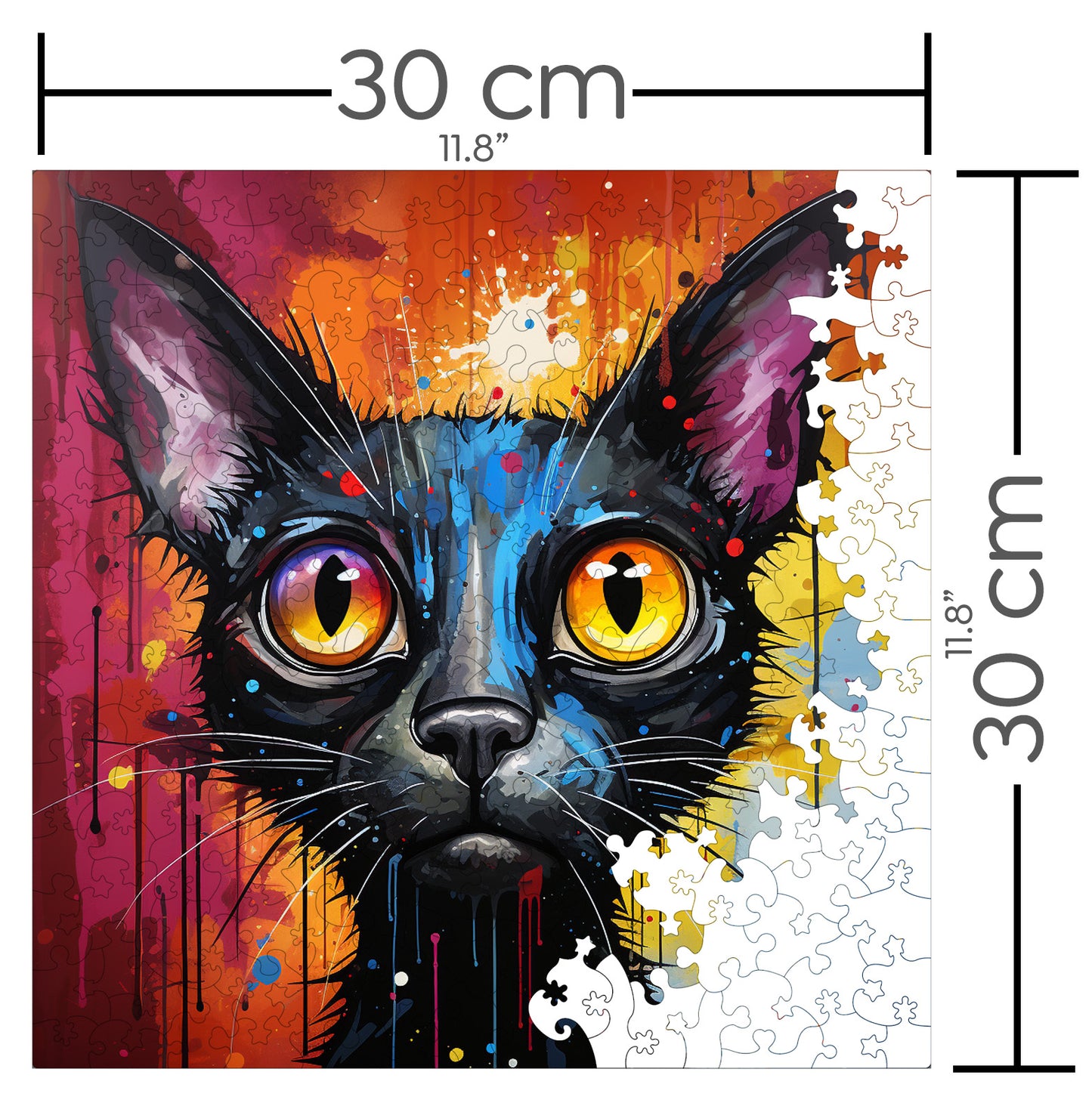 Puzzle cu Pisici - Donskoy 3 - 200 piese - 30 x 30 cm