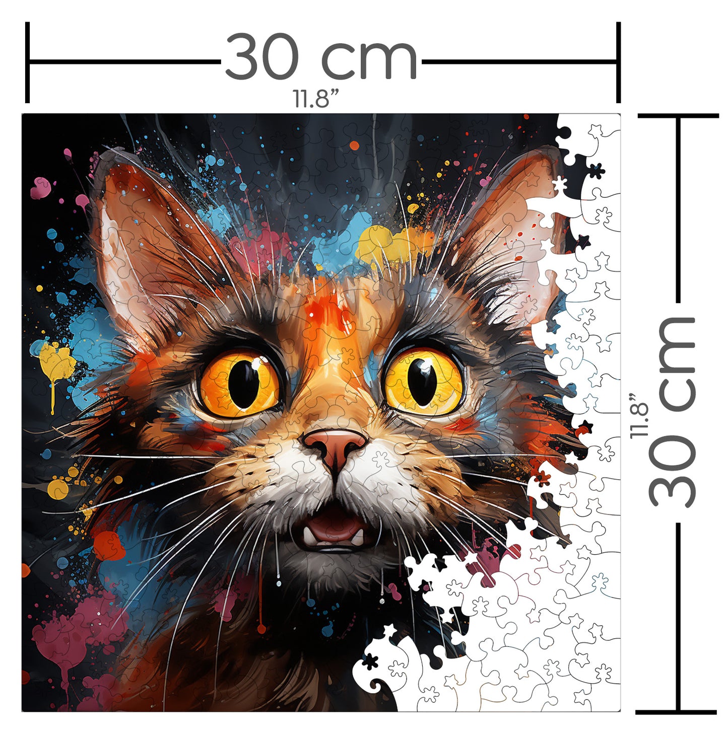 Puzzle cu Pisici - Donskoy 4 - 200 piese - 30 x 30 cm