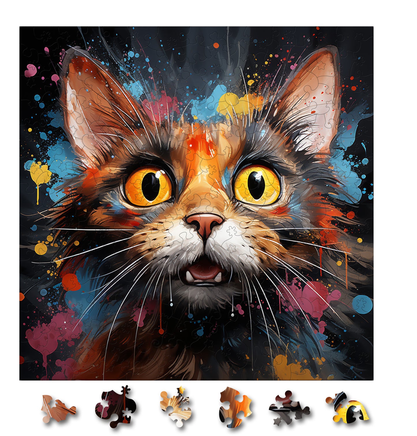 Puzzle cu Pisici - Donskoy 4 - 200 piese - 30 x 30 cm